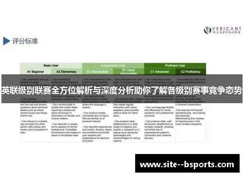 英联级别联赛全方位解析与深度分析助你了解各级别赛事竞争态势 英联级别联赛全方位解析与深度分析助你了解各级别赛事竞争态势
